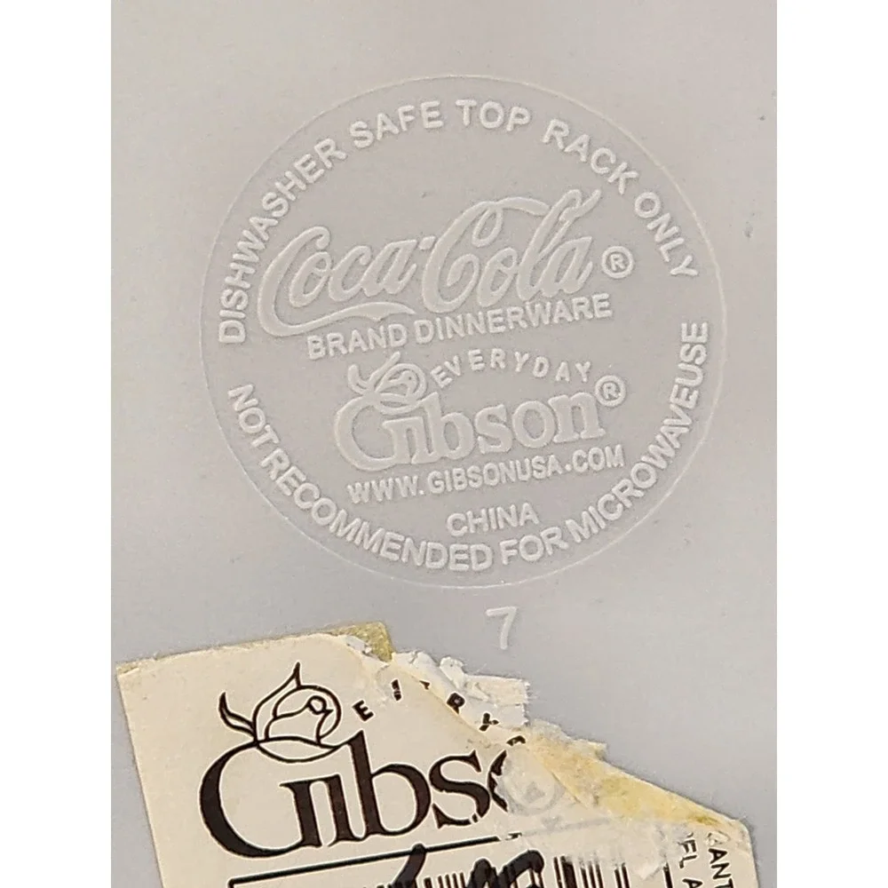 Eleven‎ (11) Coca Cola Coke Christmas Santa Claus Plastic Plate Lot Gibson